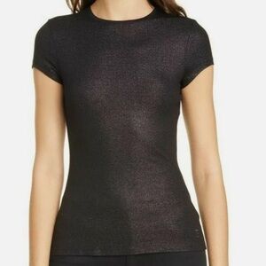 Ted Baker London shimmer black shirt size 0